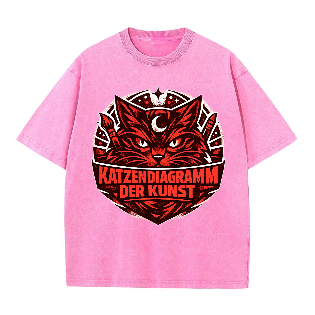 T-Shirt Kunstvolle Mieze