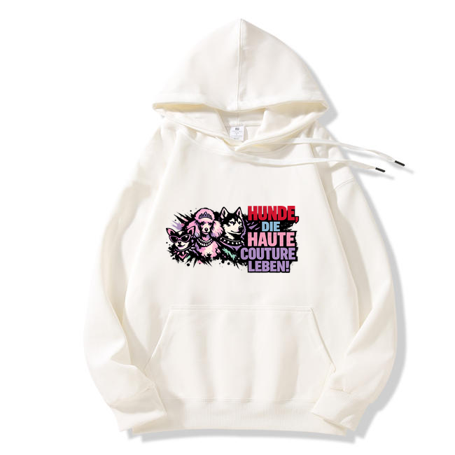 Hoodie Pfoten Couture Eleganz