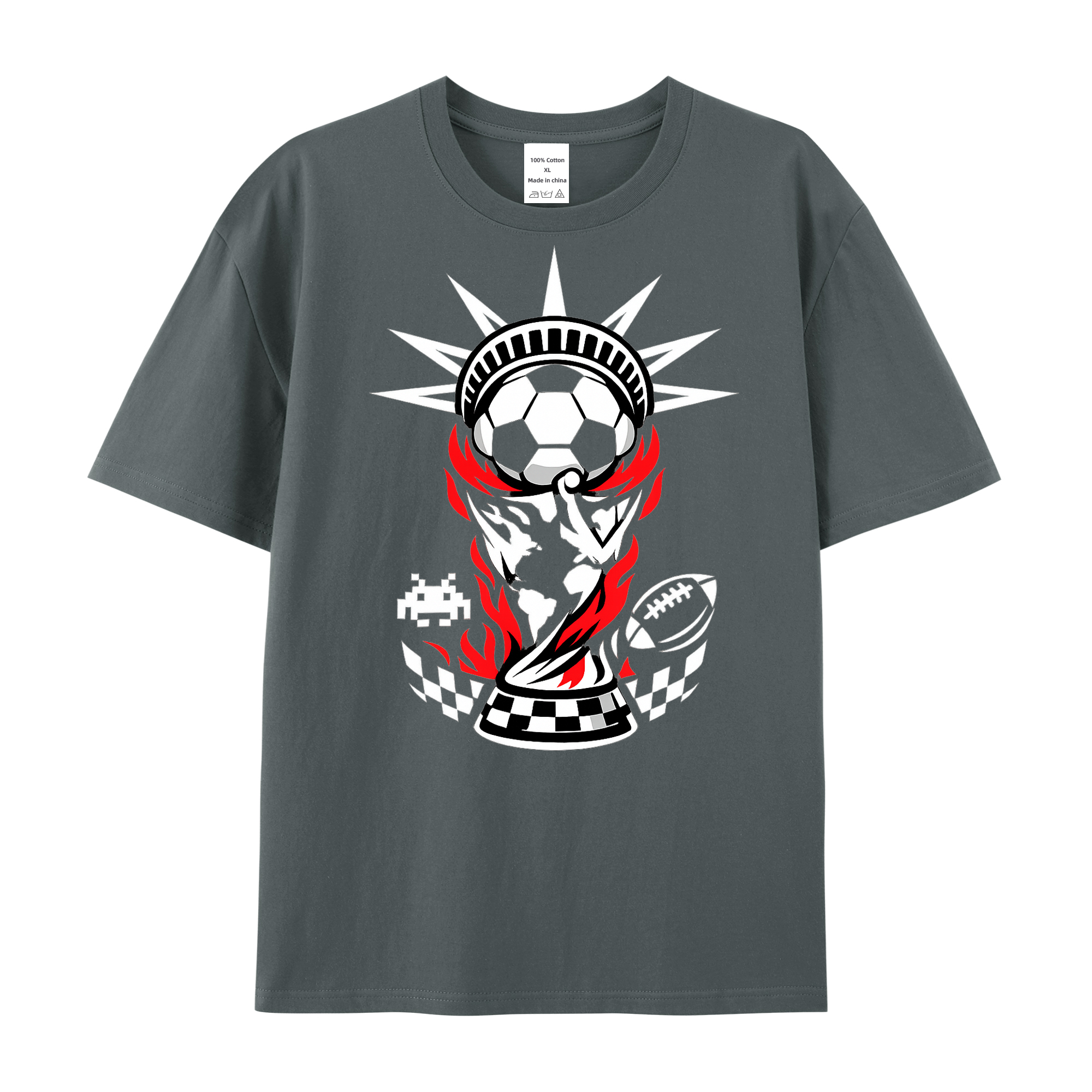 T-shirt Fusion der Champions im Sturm der Sterne
