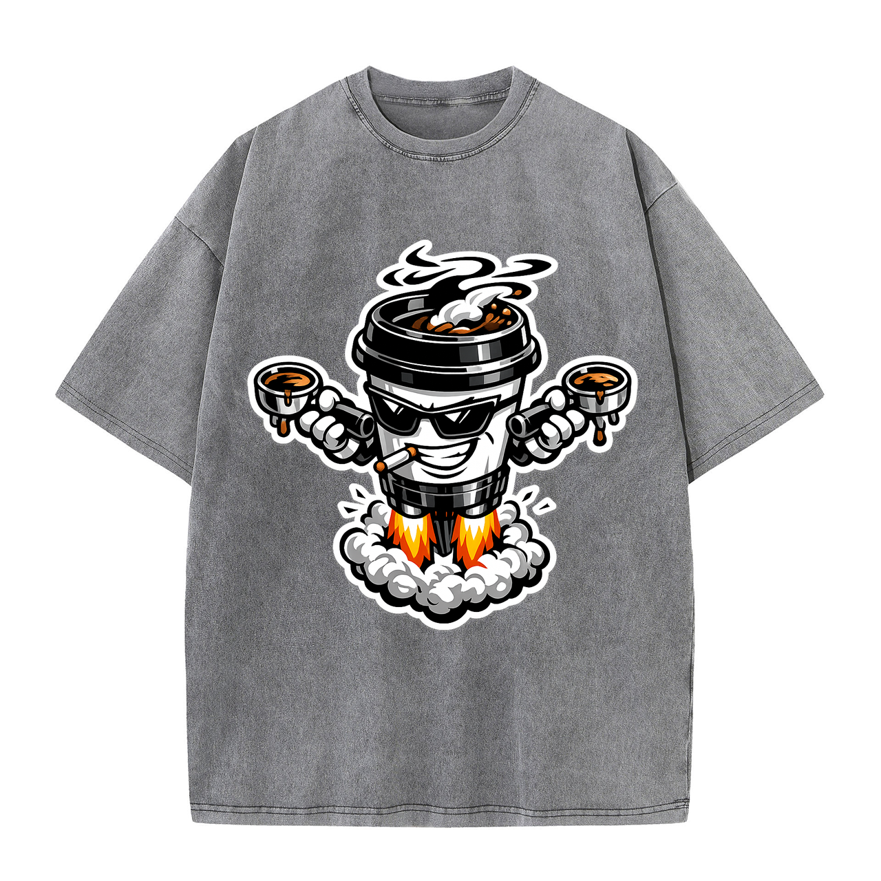 T-shirt Velvet Steam Clash Kaffee Code