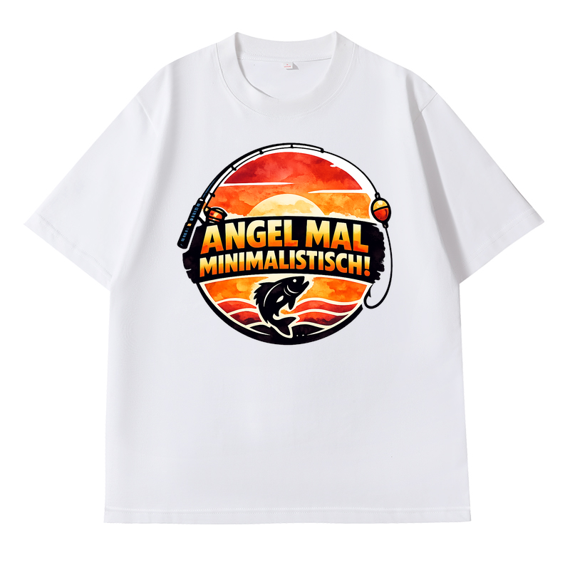 T-Shirt Minimalistische Angelkunst