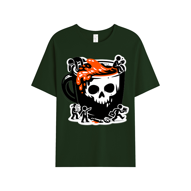 T-shirt Kaffeekollaps Kollegen Büroopfer
