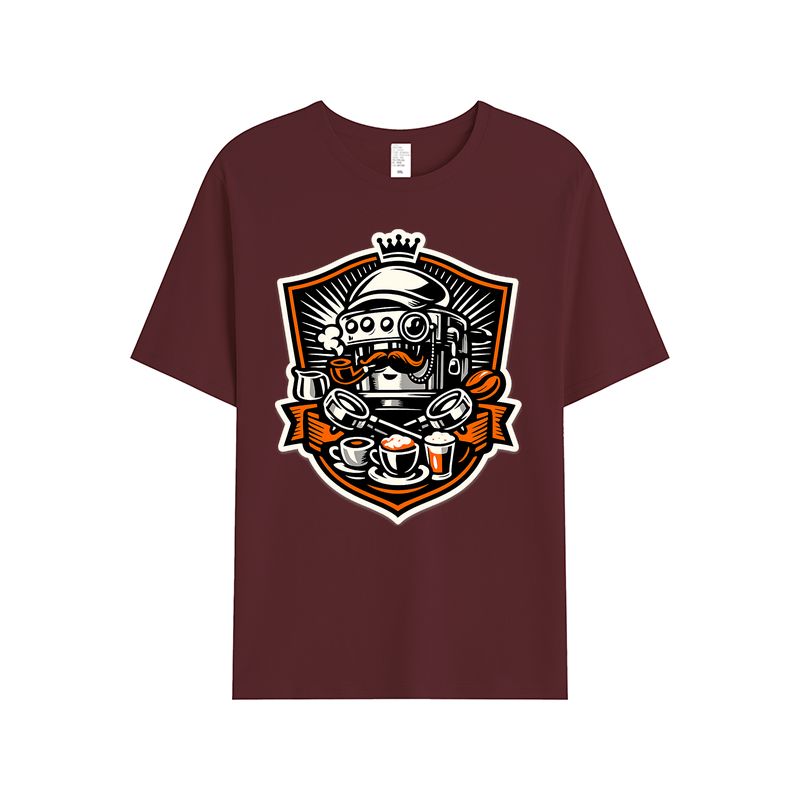 T-shirt Espresso Heraldry Wappen der Kaffeeliebe
