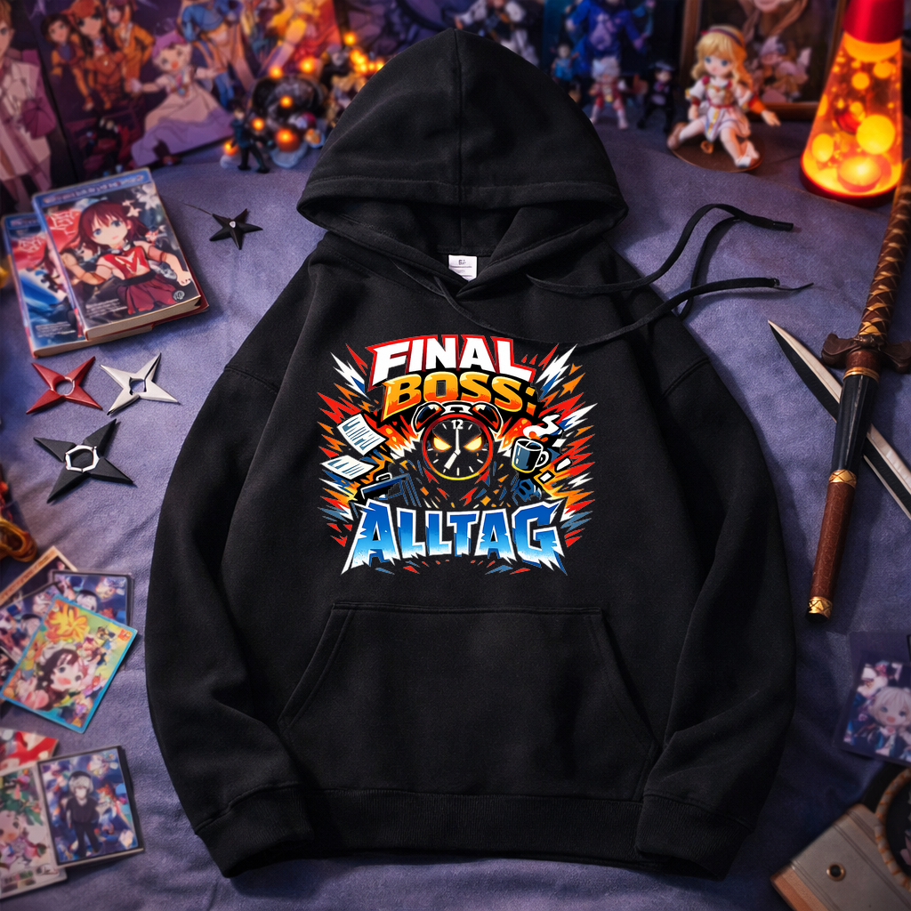 Hoodie Final Boss Alltag Mode
