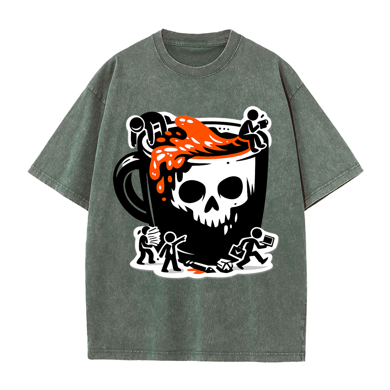T-shirt Kaffee-Kollaps: Hilfe für Kollegen