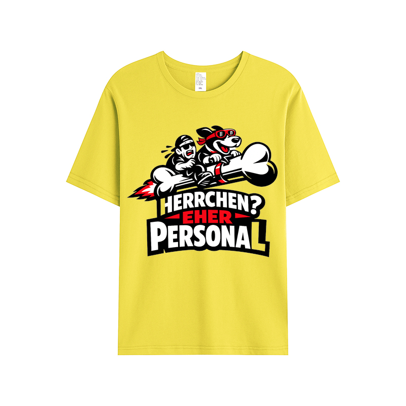 T-shirt Herrchen? Eher Personal