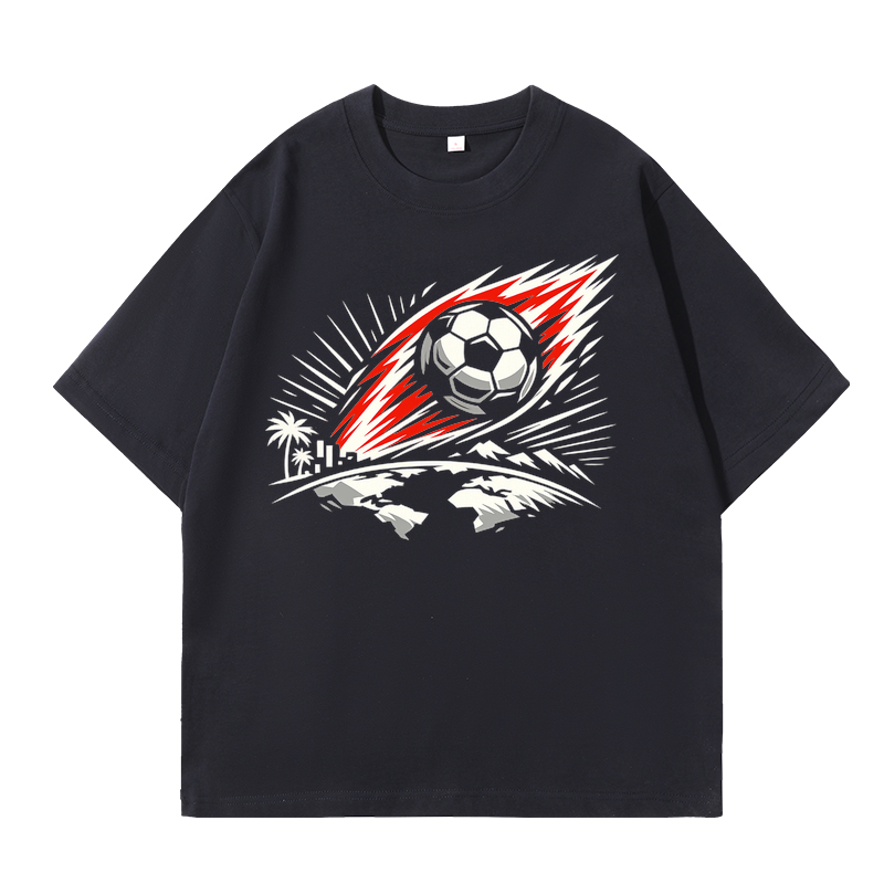 T-shirt Leuchtende Typowellen im Lichterrausch