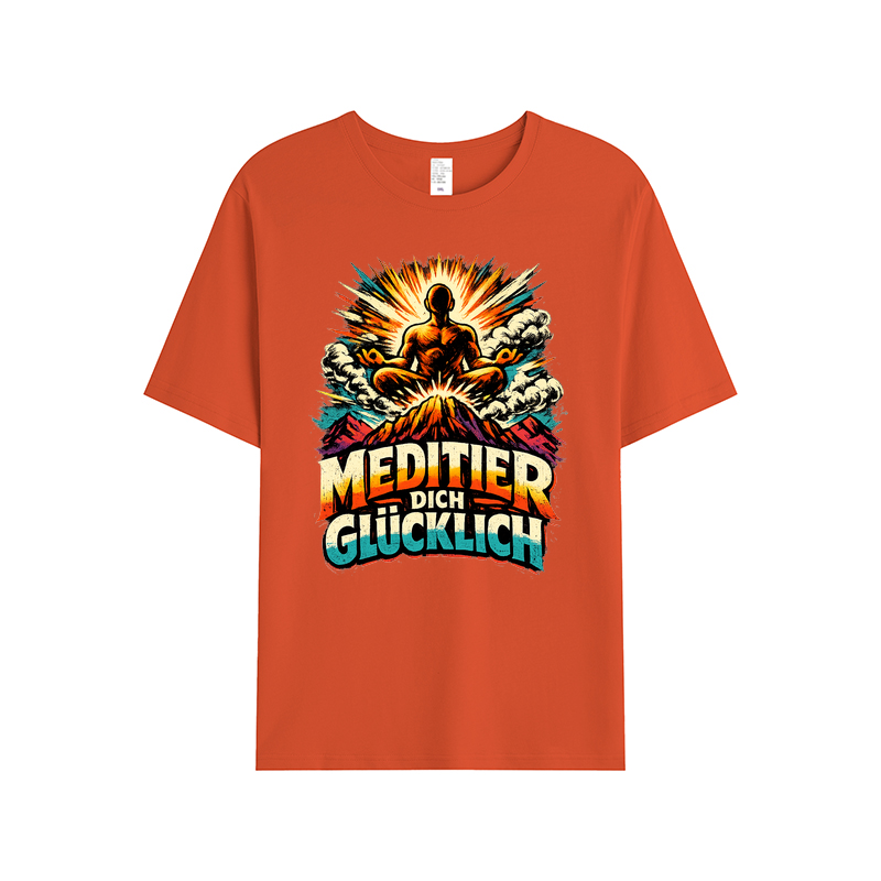 T-Shirt Glücksmeditation Yoga Shirt