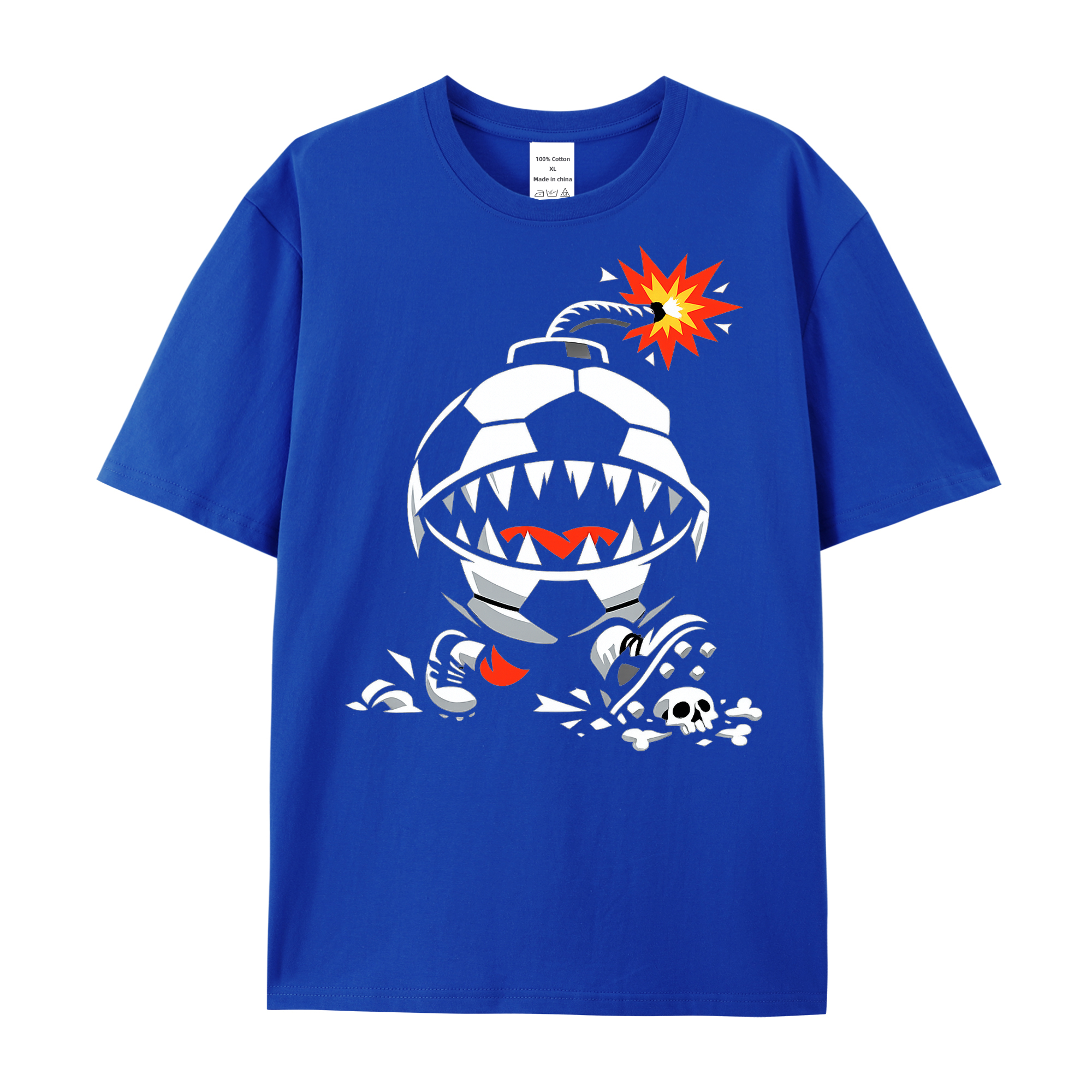T-shirt Sarkastischer Anpfiff im Stadionblitz