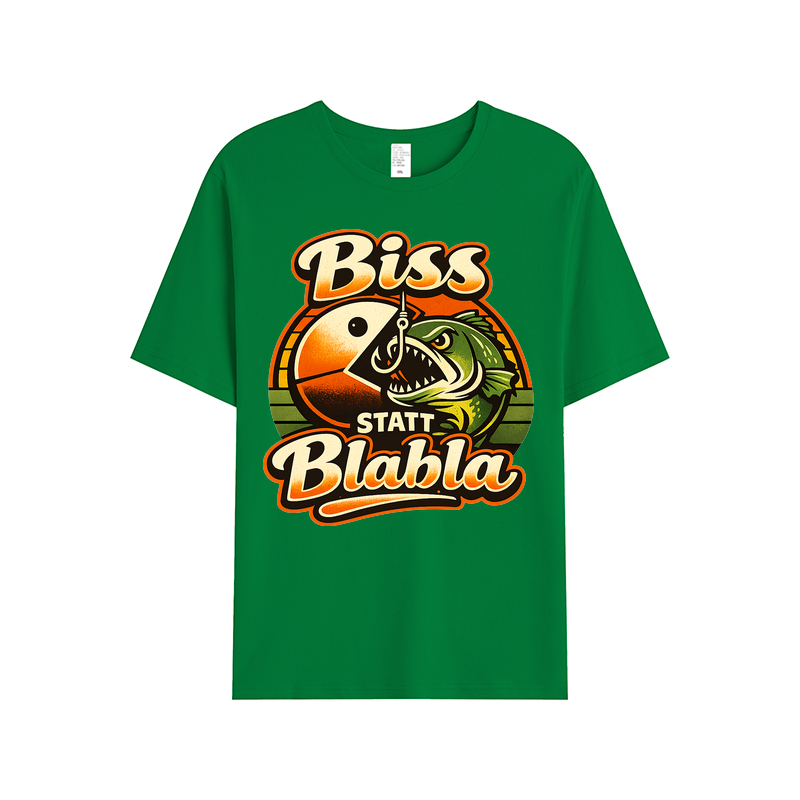 t-shirt Biss statt Blabla Angler Edition