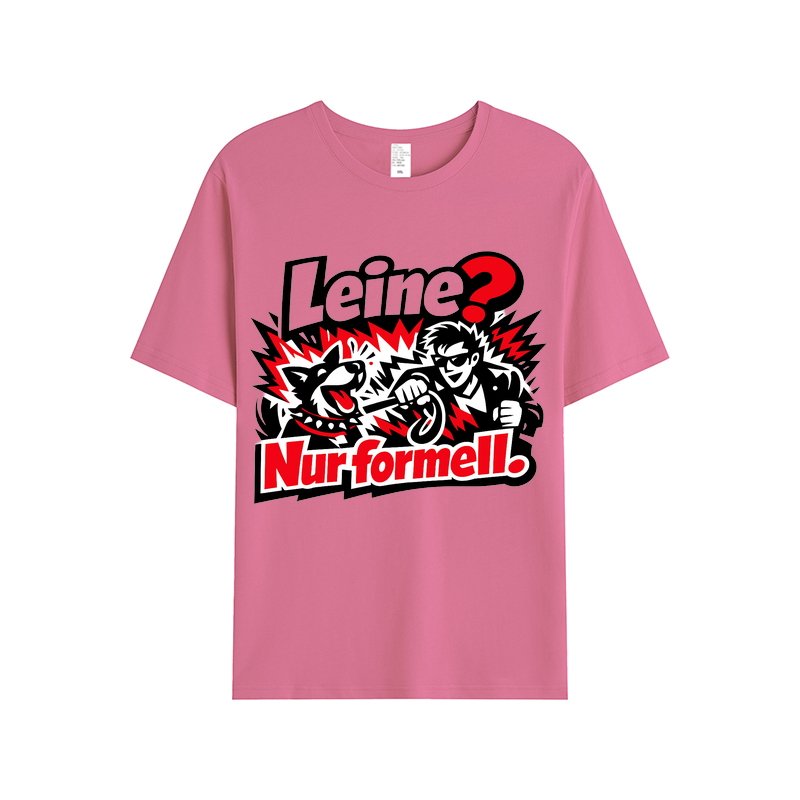 T-Shirt Leine? Nur formell. Hundecharme Edition