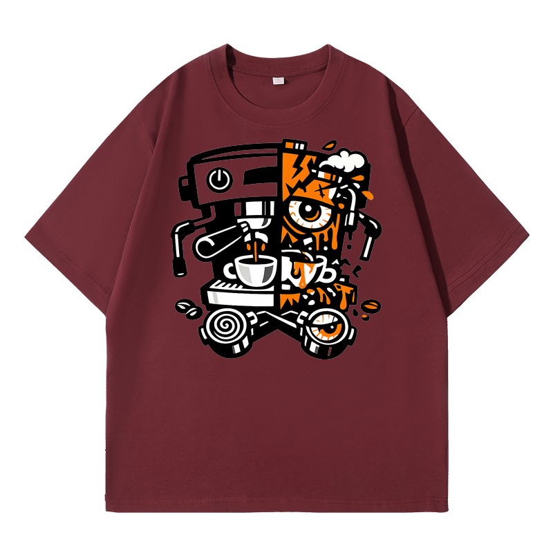 T-shirt Espresso Overthinker - Perfektionist im Kaffeewahn
