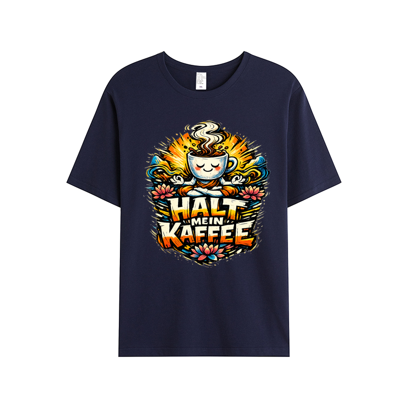 T-Shirt Kaffee-Yoga Flow