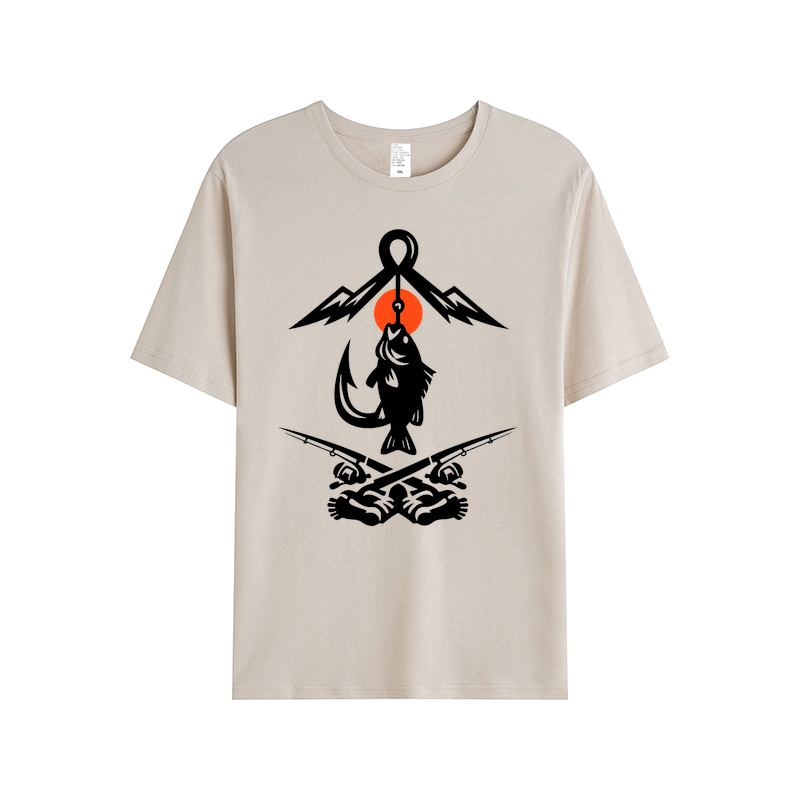 t-shirt Angelglück am Wasser
