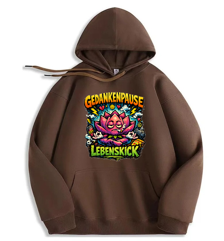 Hoodie Gedankenpause Lebenskick Flow Edition
