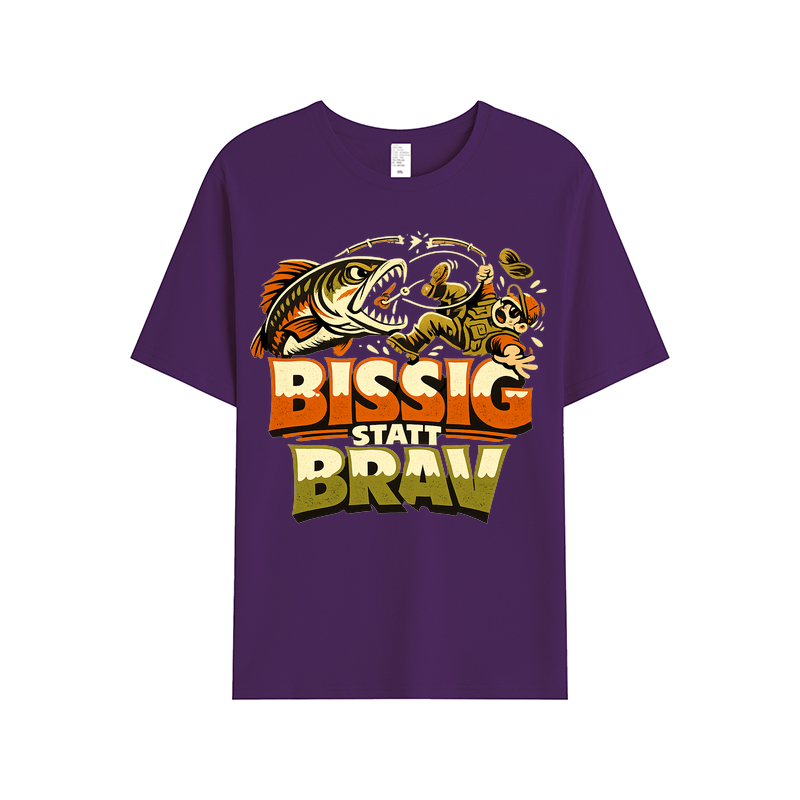 T-Shirt Bissig statt brav Anglerstyle