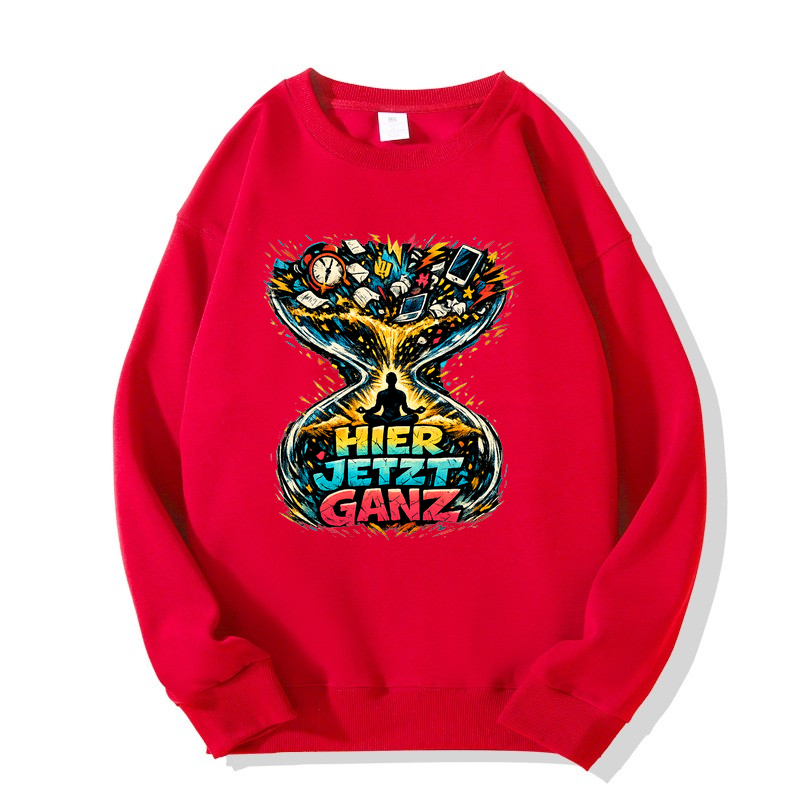 Sweatshirt HierJetztGanz – Yoga Flow Komfort