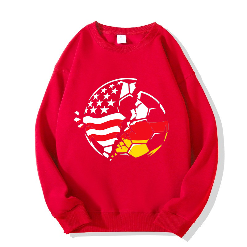 Sweatshirt Glitzerndes Grätschen Statement Style