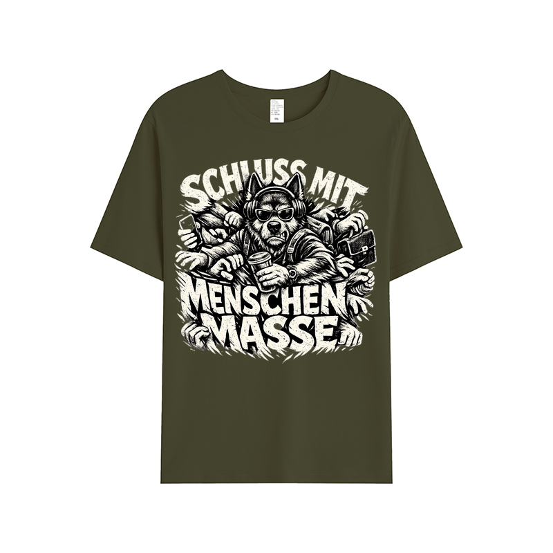 T-Shirt Schluss Mit Menschenmasse Hundeliebe