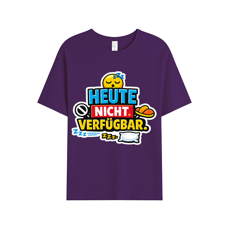 T-shirt Heute Nicht Verfügbar Leuchtet kurz auf