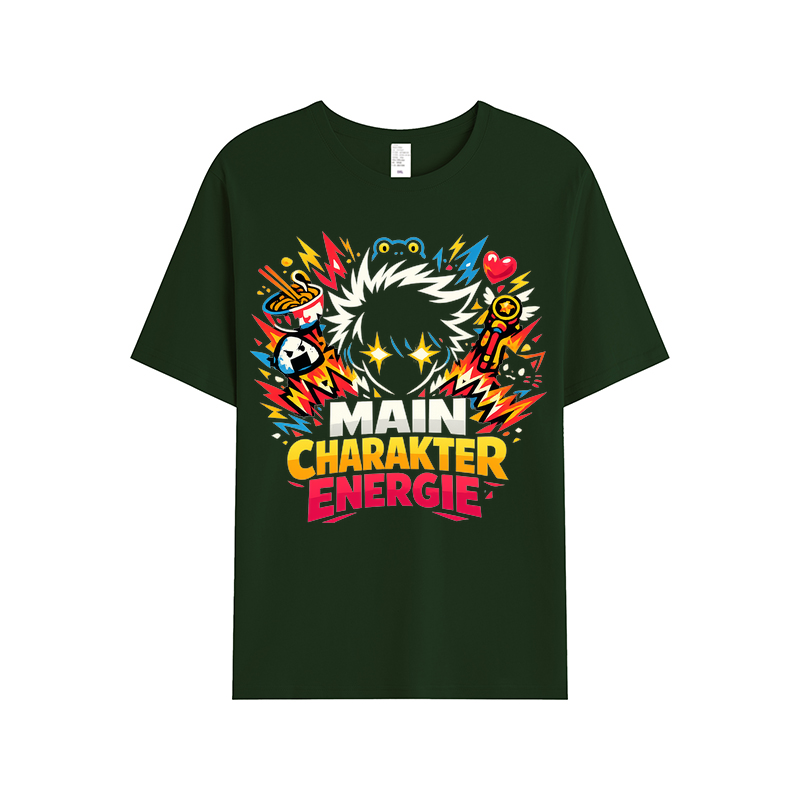 T-Shirt Main Charakter Energie Anime Vibes