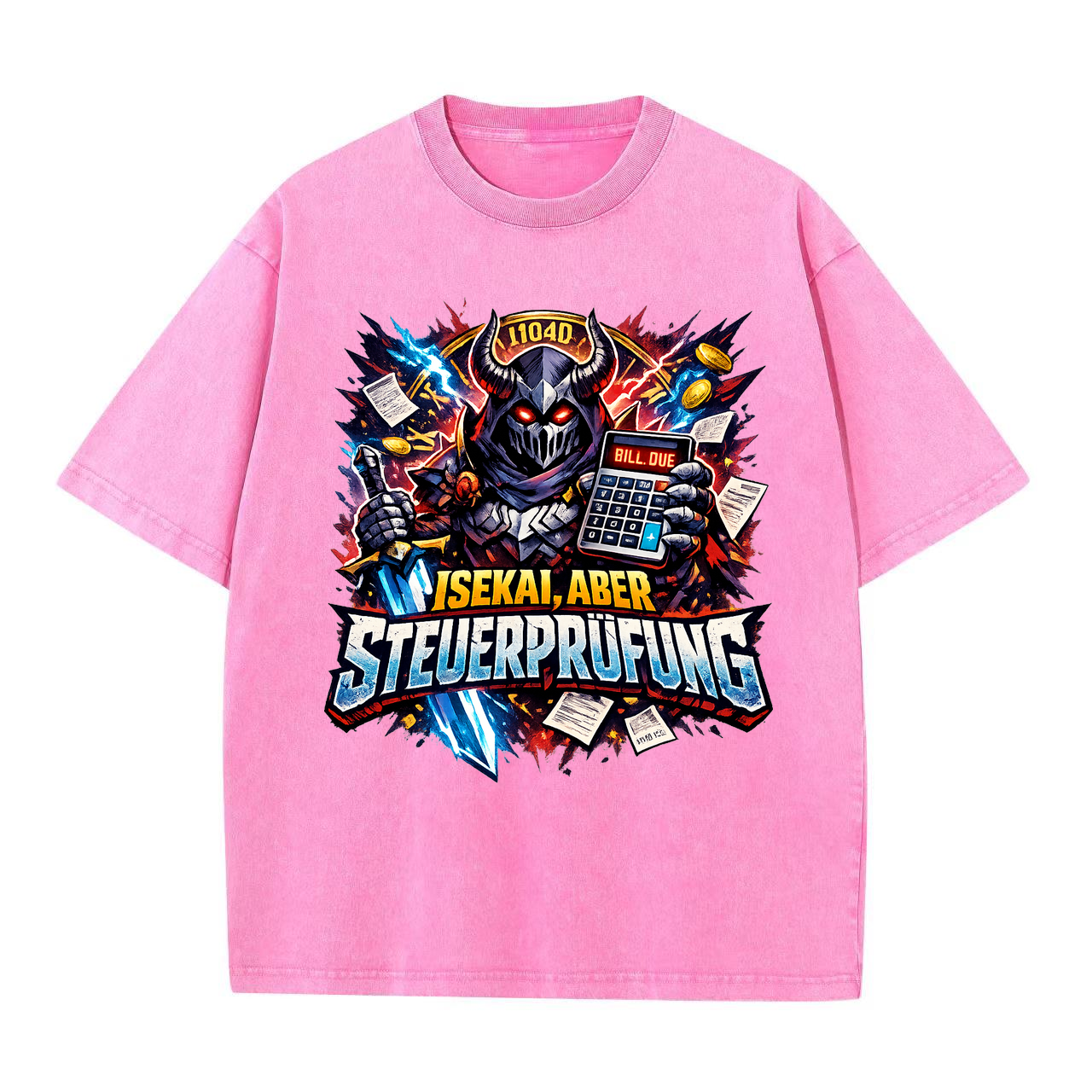 T-Shirt Isekai Steuerprüfung Chaos