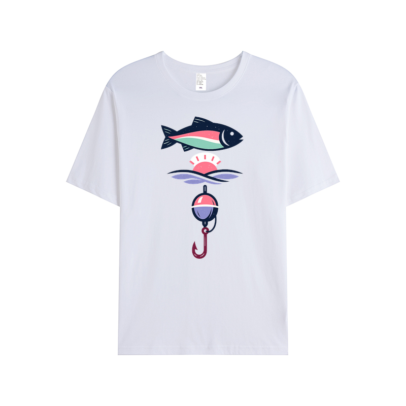 T-Shirt Anglerherz im Netz der Leidenschaft