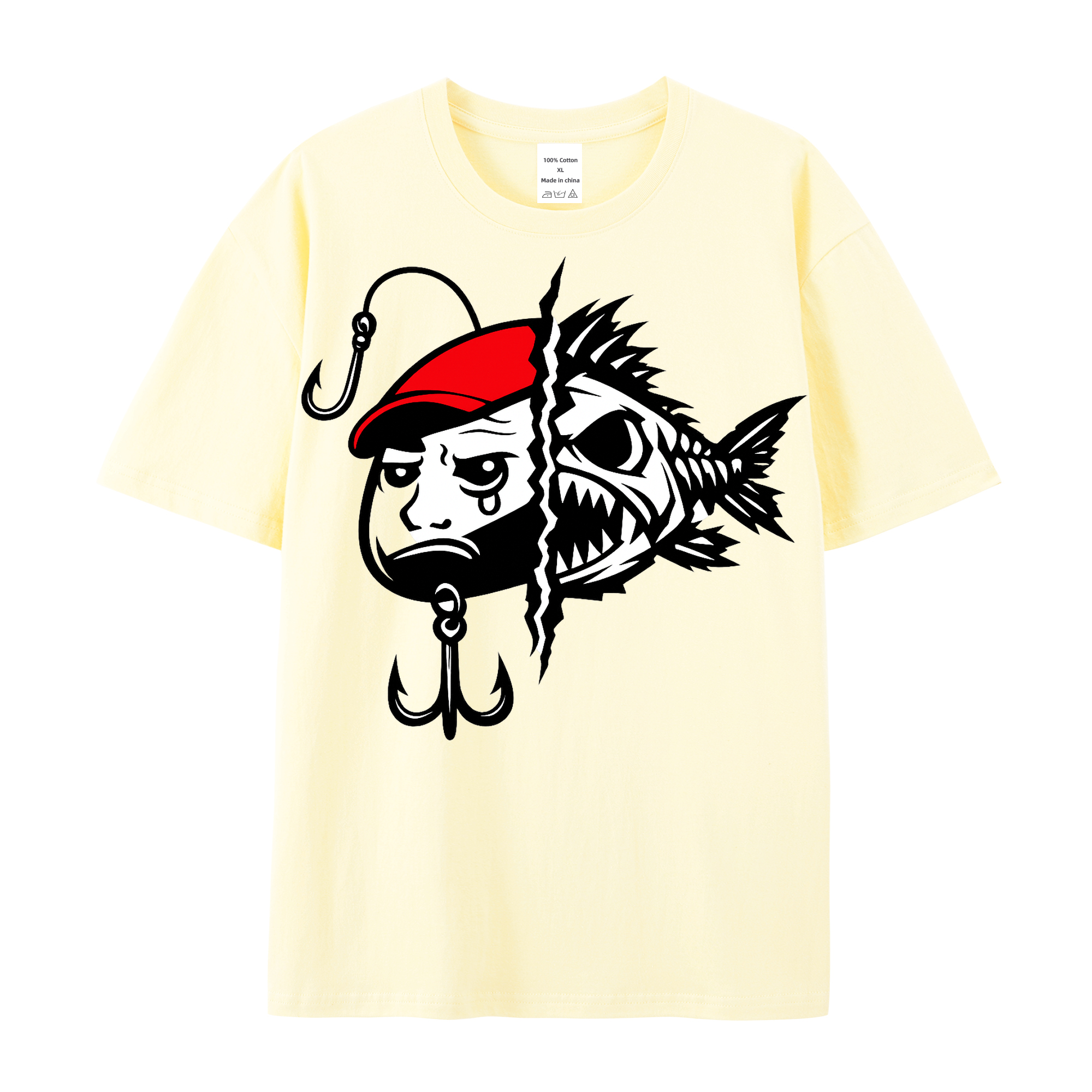 T-Shirt Angelglück am Wasser