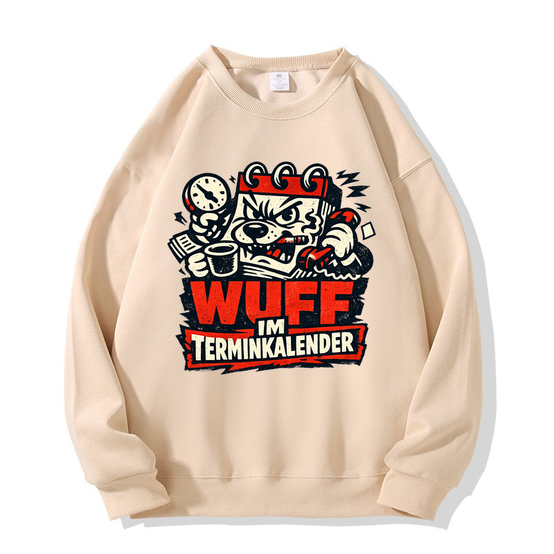 Wuff im Terminkalender Sweatshirt