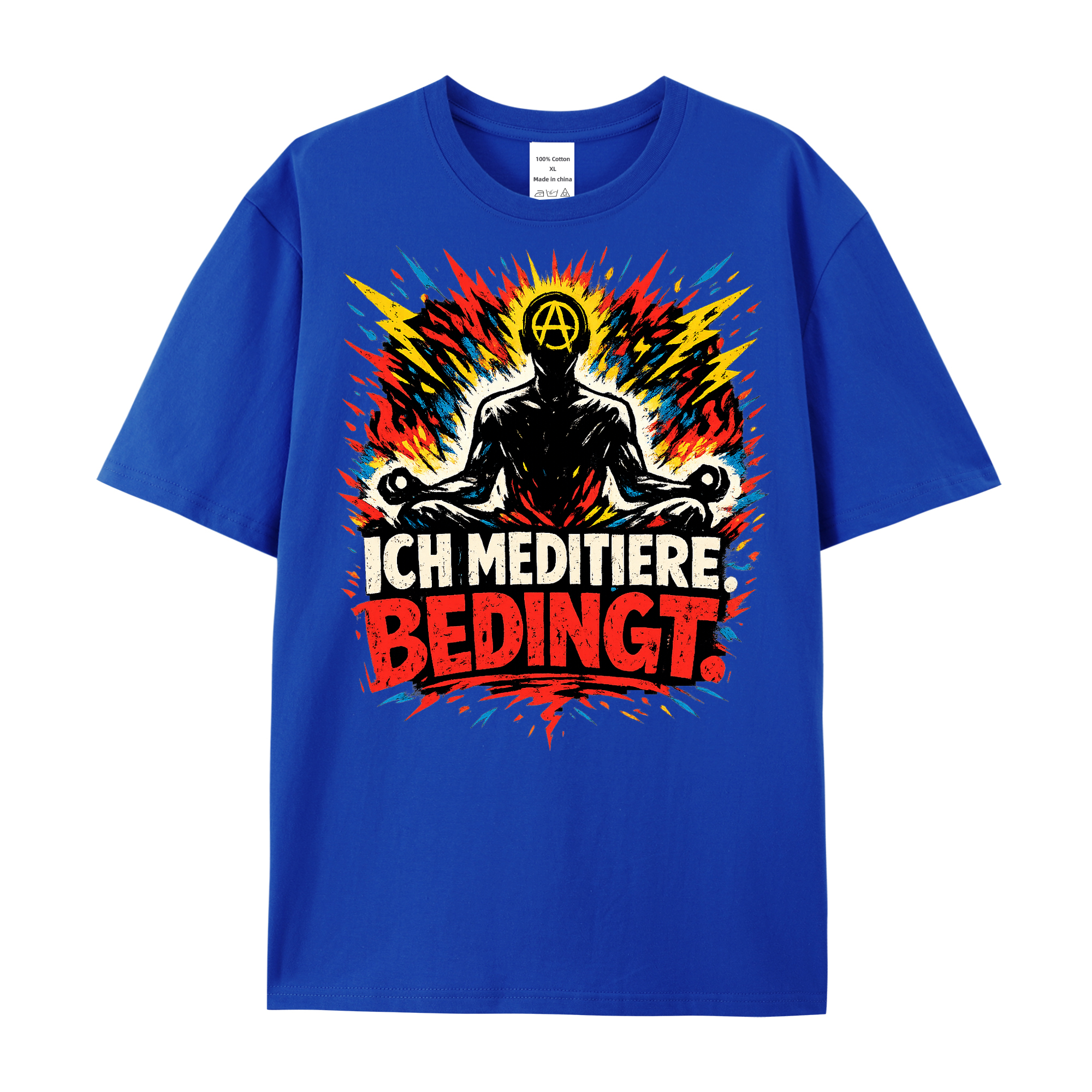 T-Shirt Zen Humor Ich meditiere Bedingt