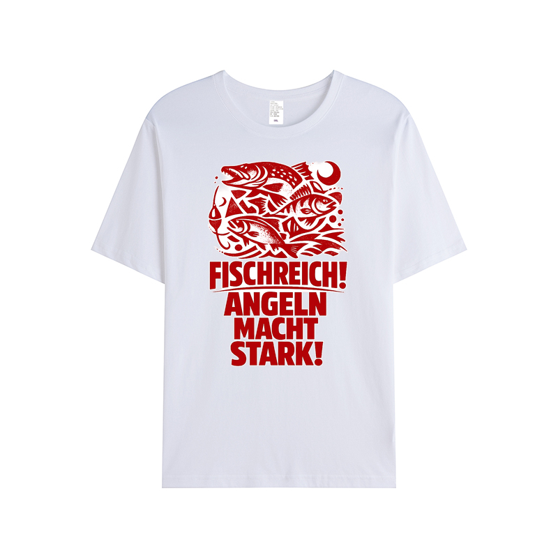 T-Shirt Anglerkraft: Stark im Fischreich!
