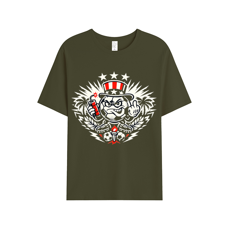 T-shirt Rasender Papierlöwe im Flutlichtrausch