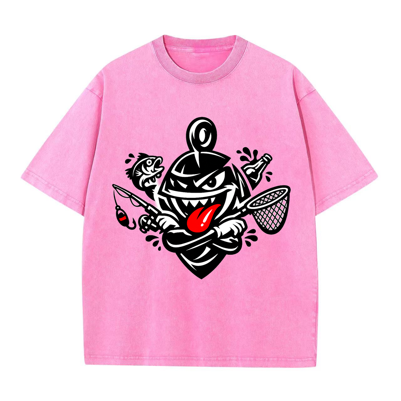 t-shirt Angelglück am Wasser