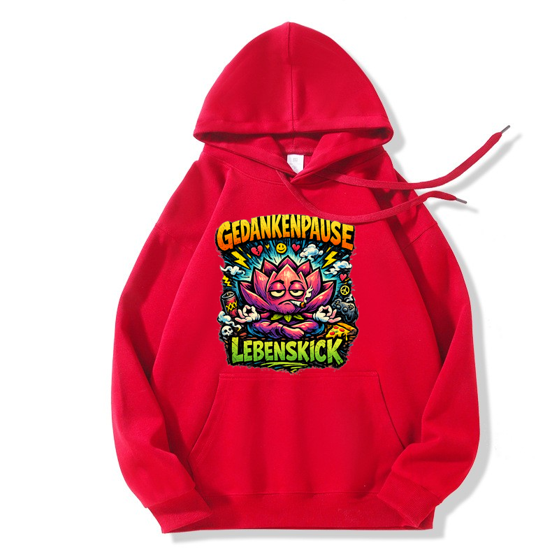Hoodie Gedankenpause Lebenskick Flow Edition