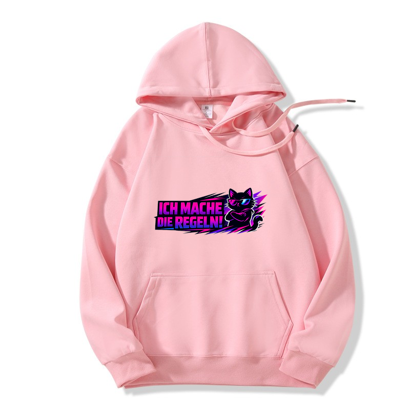 Hoodie Katzenkönig: Ich mache die Regeln!