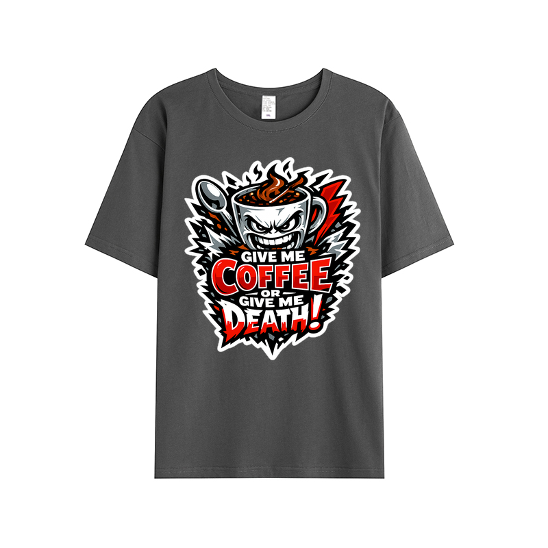 T-Shirt Espresso Riot Emblem: Rebellion für Kaffeekenner
