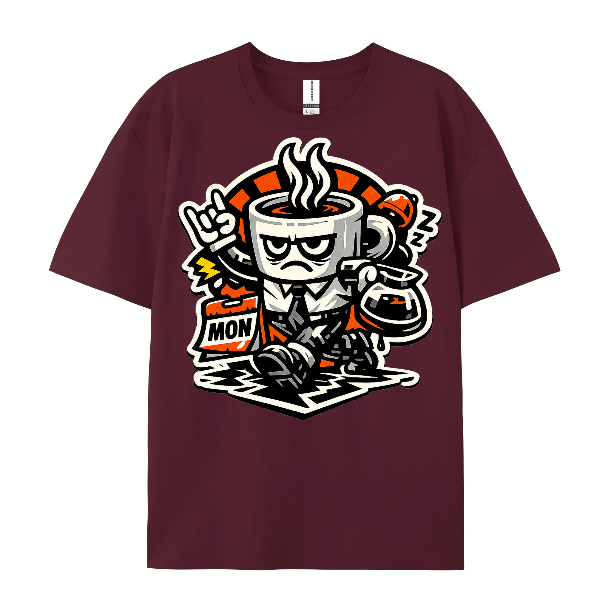 T-shirt Kaffeepanzer Montag - gewappnet für den Büroalltag