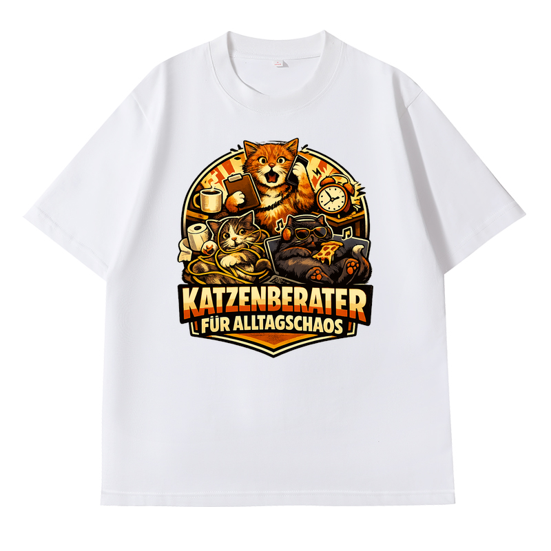 T-Shirt Katzenberater für Alltagschaos Charm Edition