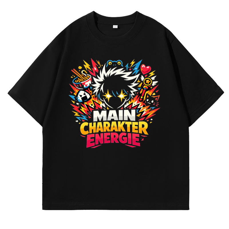 T-Shirt Main Charakter Aura Anime Style