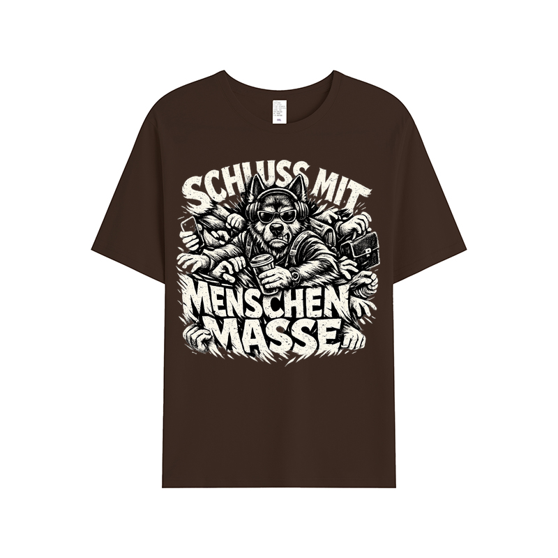 T-Shirt Schluss Mit Menschenmasse Hundeliebe