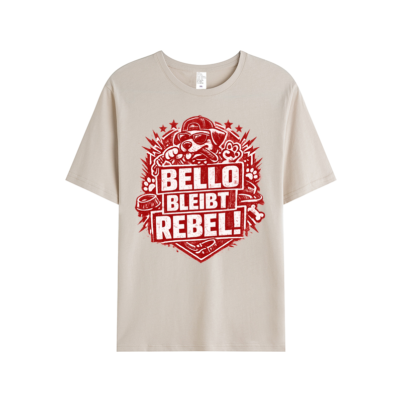 T-Shirt Bello bleibt rebel! Street Dog Vibes