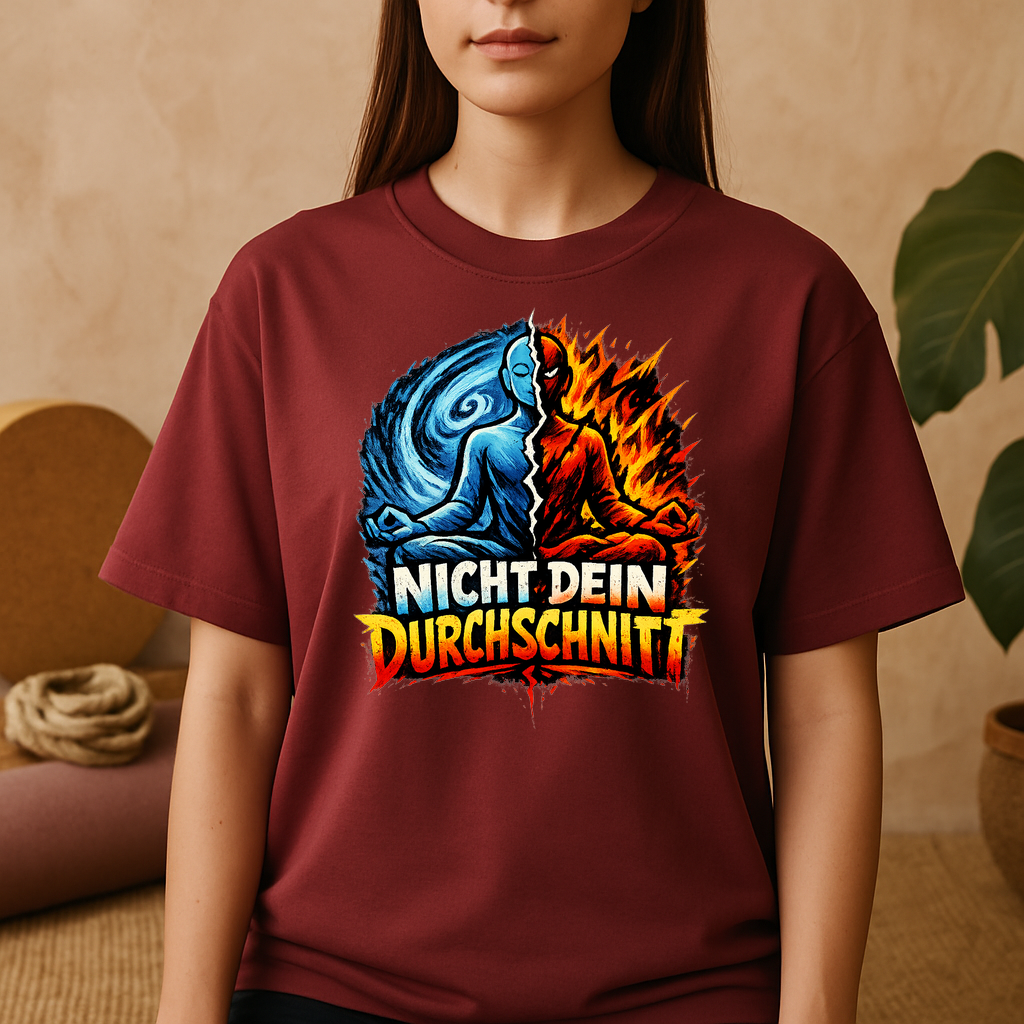 T-Shirt Yoga Flow Nicht Dein Durchschnitt