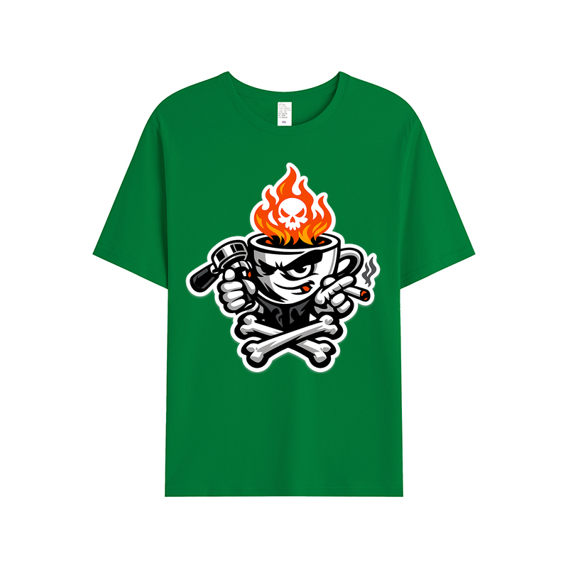 T-shirt Rebel Roast Mascot für Kaffeekenner