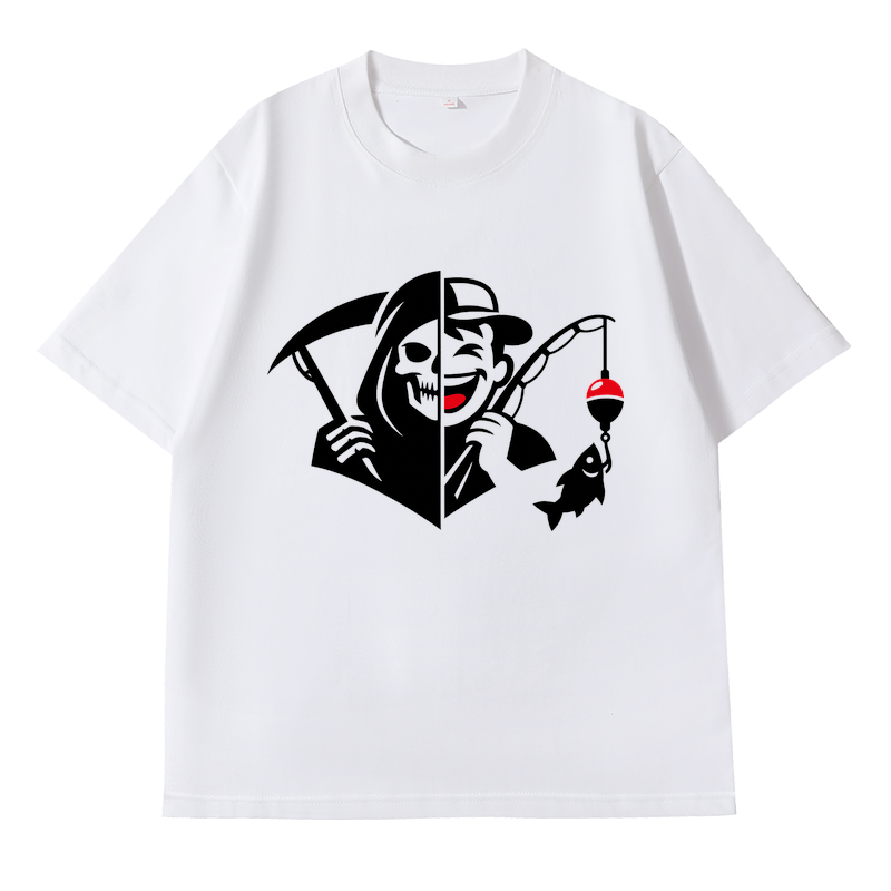 T-Shirt Angelglück am Wasser