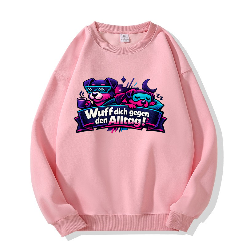 Sweatshirt Wuffel-Glück im Alltag