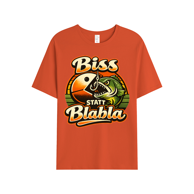 t-shirt Biss statt Blabla Angler Edition