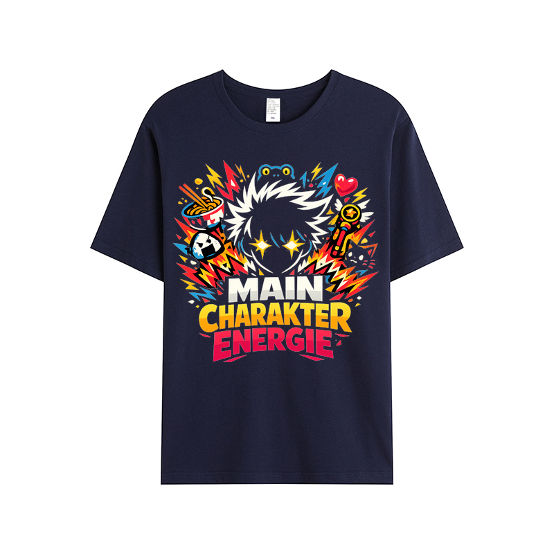 T-Shirt Main Charakter Energie Anime Vibes