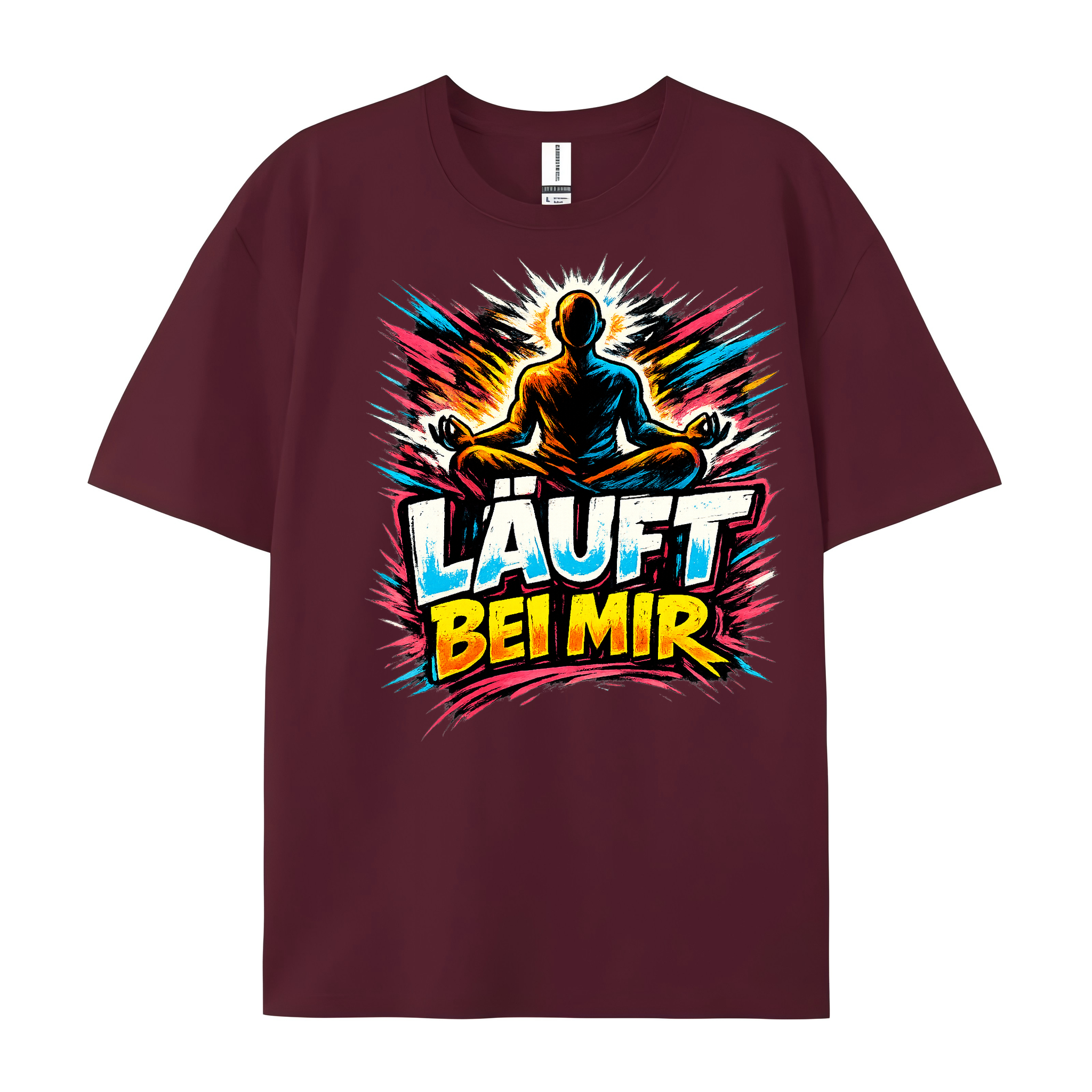 T-Shirt Läuft bei mir Yoga Flow