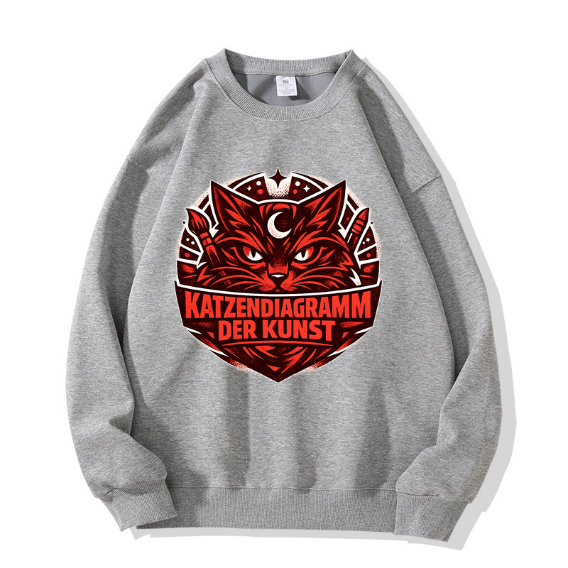 Sweatshirt Kunstvolle Schnurrhaare