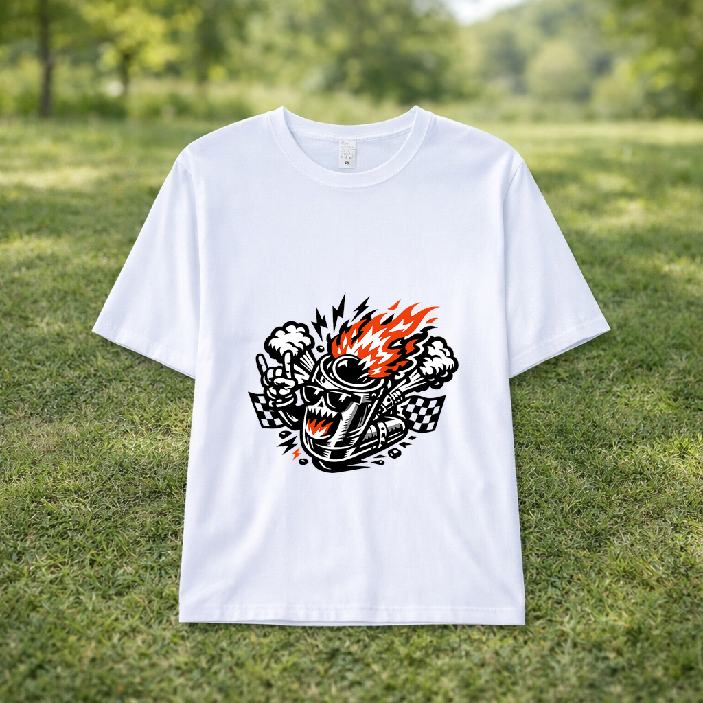 T-shirt Sarkastischer Druckstoß Vibe